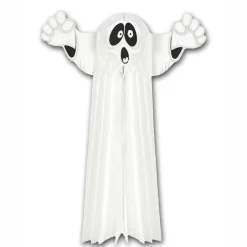 Beistle 23" Hanging Tissue Paper Ghost Halloween Decoration 01841 Sale