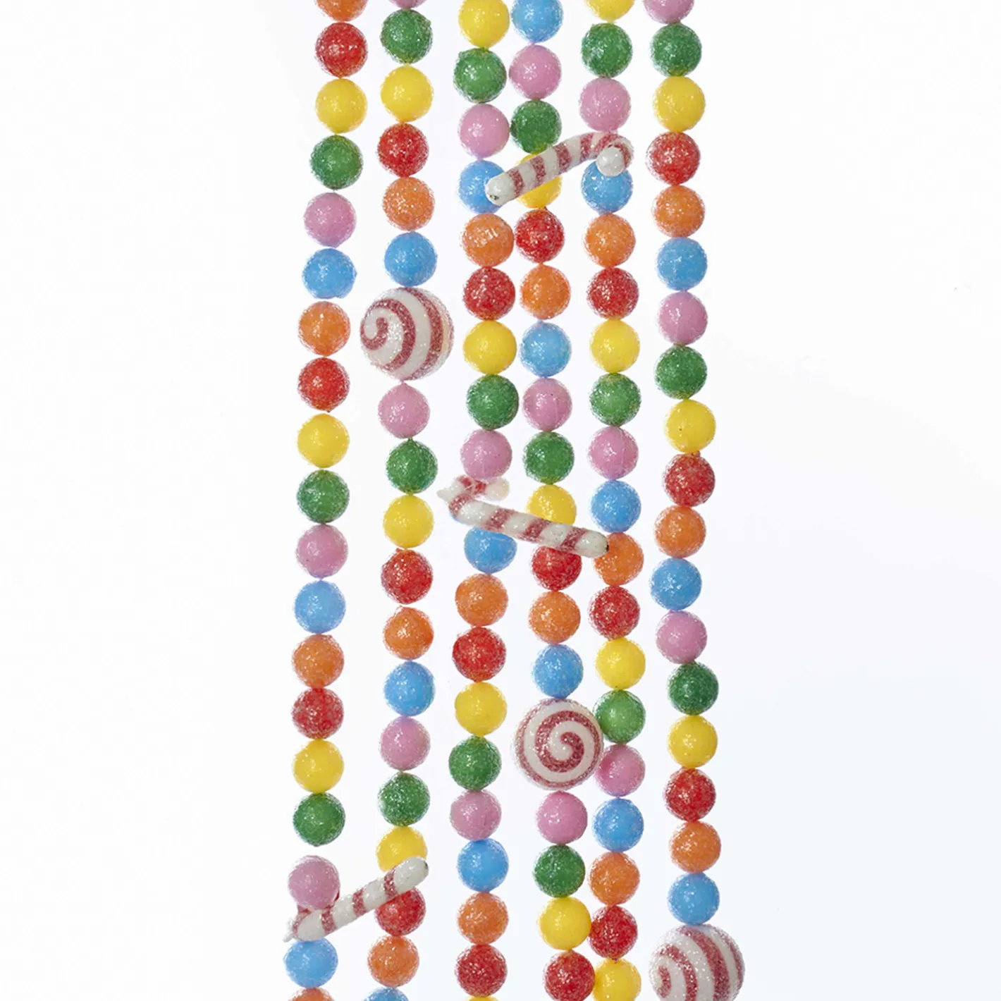 Kurt Adler 6' Candy Cane Gumball Christmas Tree Garland H2047 Clearance