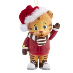 Kurt Adler 3.5" Daniel Tiger With Santa Hat Christmas Ornament TG1202 Clearance