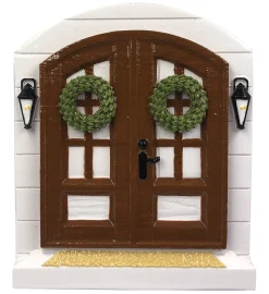 Polar X 4.25" Farm House Door Personalized Christmas Ornament OR2140 Sale