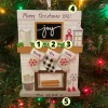 Polar X 5" Fireplace Mantle Stocking Family of 3 Personalized Christmas Ornament OR2030-3 Clearance