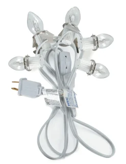 Darice 9 ft Christmas Village Replacement Light Cord with 5 Bulbs 6403 Hot