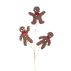 Kurt Adler 25" Gingerbread Christmas Tree Spray C6958 Sale