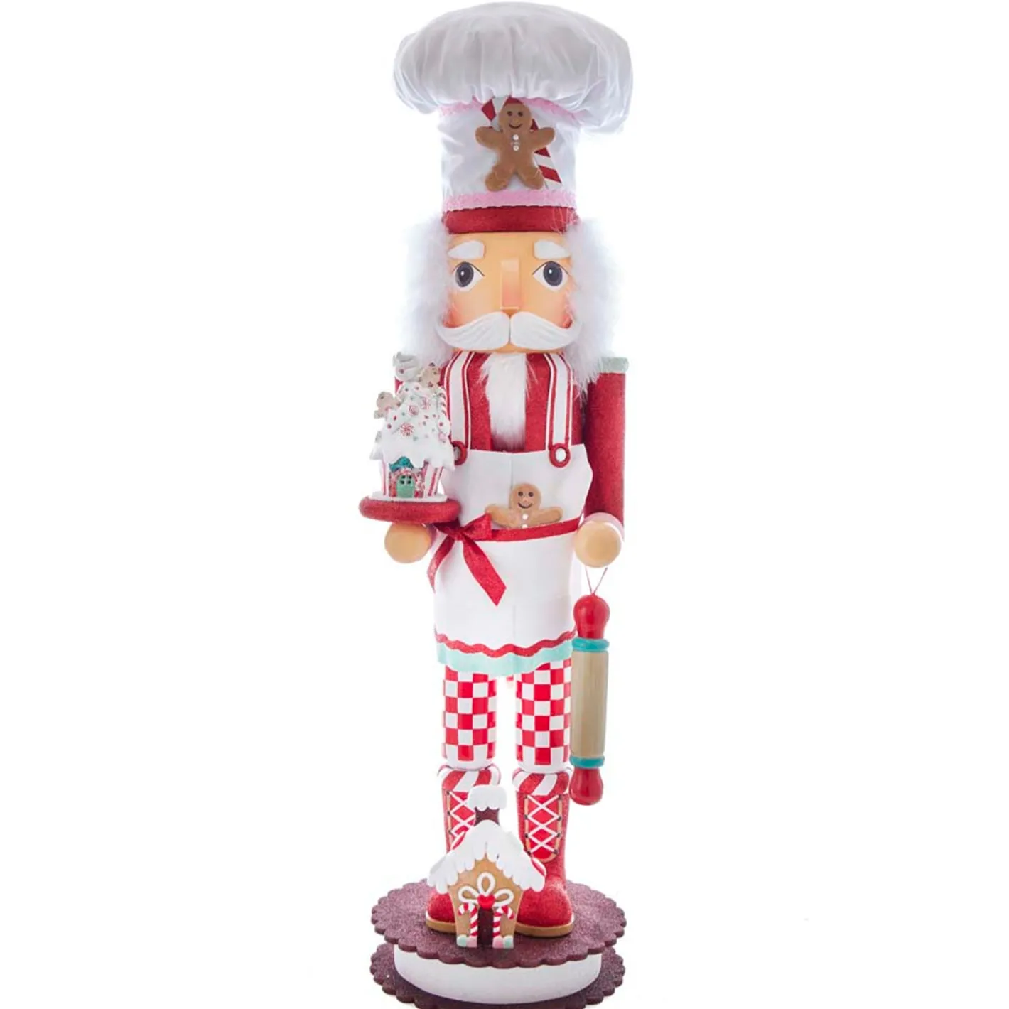Kurt Adler 36" Large Hollywood Nutcrackers Gingerbread Chef Christmas Figure HA0548