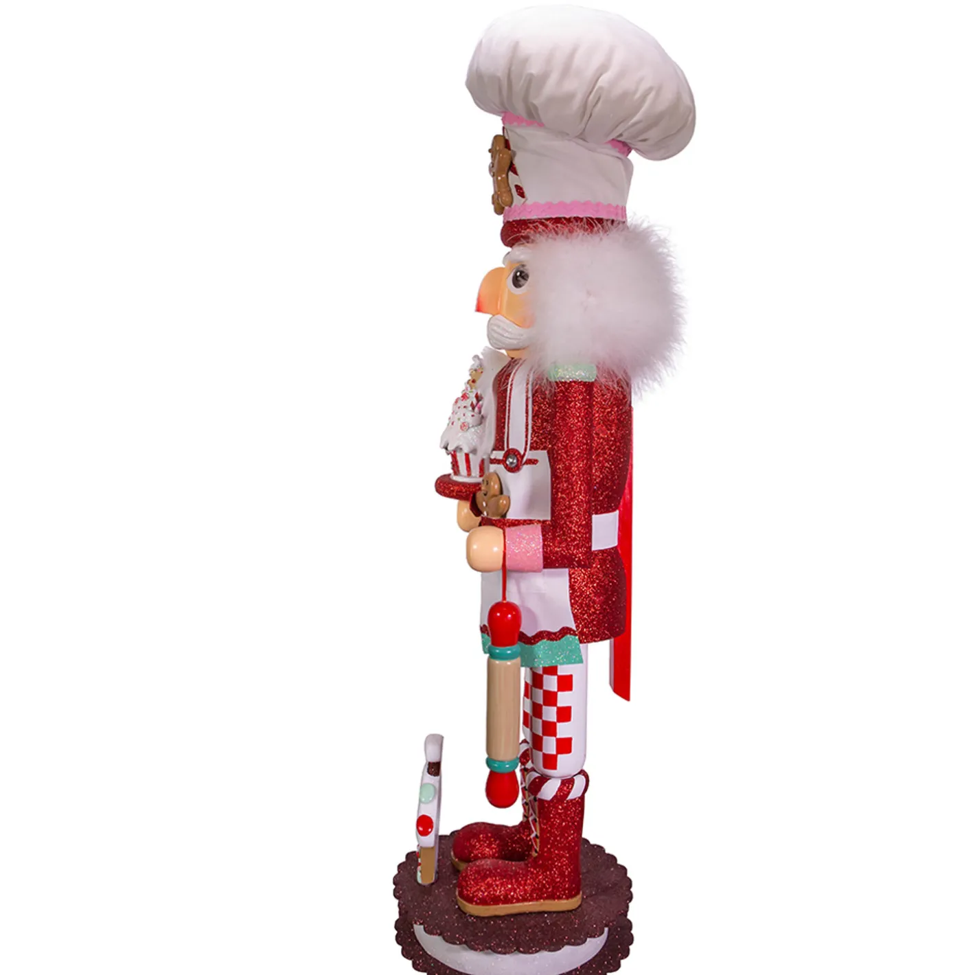 Kurt Adler 36" Large Hollywood Nutcrackers Gingerbread Chef Christmas Figure HA0548