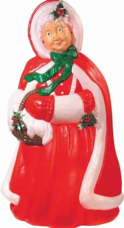 General Foam 43" Mrs Claus Lighted Christmas Blow Mold Decoration C61720 New