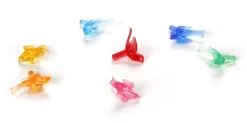 Darice 100 Pack 1" Multi Color Ceramic Tree Plastic Replacement Bird Bulbs P0664 Outlet