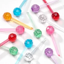 Darice 250 Pack 1/4" Multi Color Ceramic Tree Plastic Replacement Medium Globe Pins P0660 Clearance