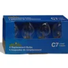 Brite Star 4 pk Clear C7 Replacement Bulbs Hot
