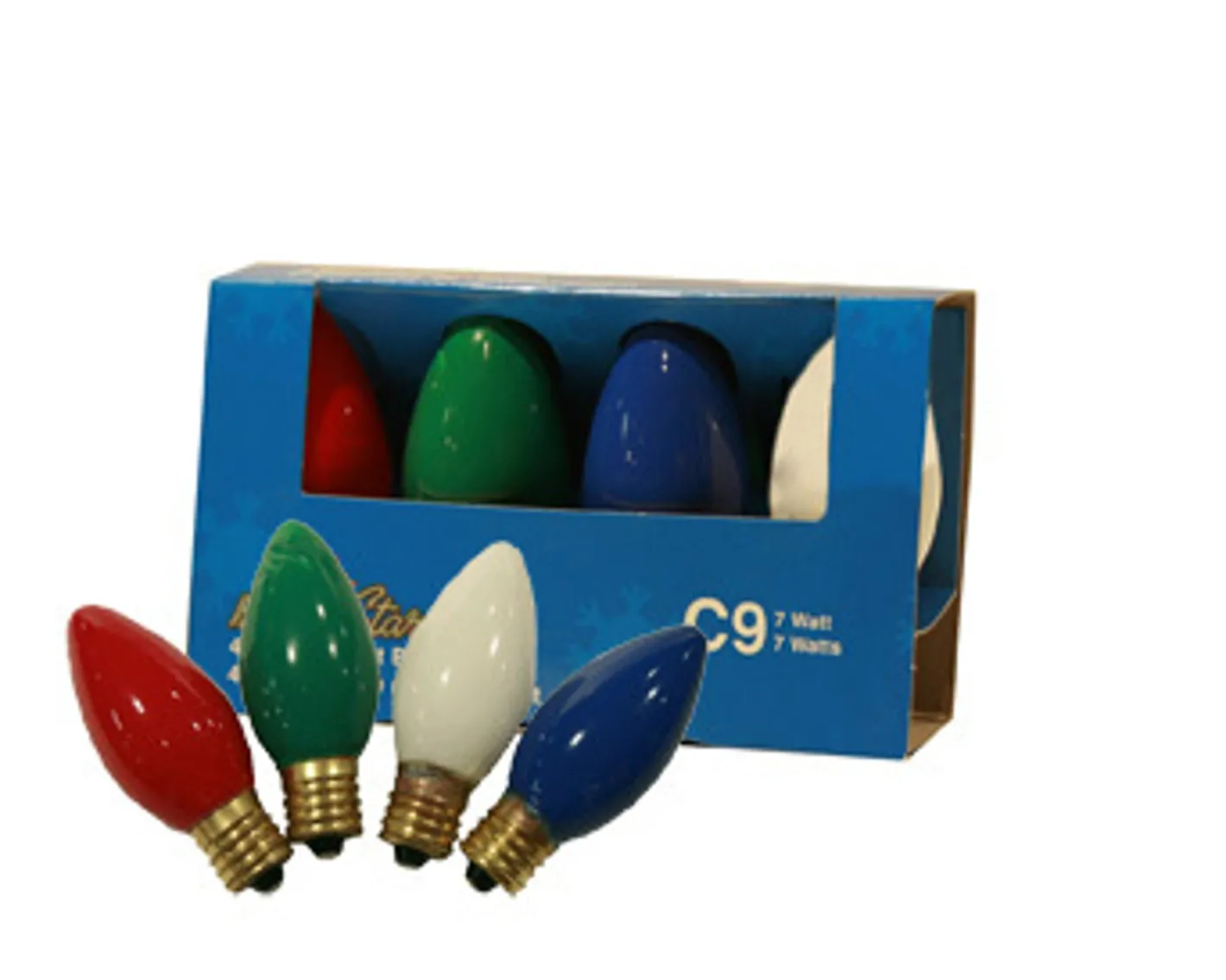 Brite Star 4 pk Multi Color C9 Replacement Bulbs Online