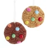 Kurt Adler 3" Rainbow Candy Coated Chocolate Chip Cookie Christmas Ornament D4013 Clearance