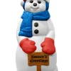 General Foam 31" Season's Greetings Snowman Blow Mold Decoration C5170 Sale