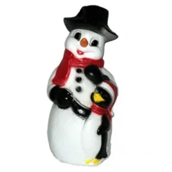 Cado 31" Snowman and Penguin Blow Mold Outdoor Christmas Home Decor 75305