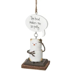 Midwest CBK 4" The Heat Makes Me Puffy Toasted S'more Christmas Ornament 111731