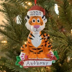 Polar X Baby Tiger Personalized Christmas Ornament OR1850T