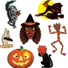 Beistle 9.5"-16" Vintage Halloween Classic Cutouts Set of 7 00429 Clearance