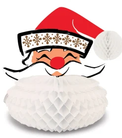 Beistle Vintage 10.5" Santa Centerpiece Christmas Decoration 20897 Online