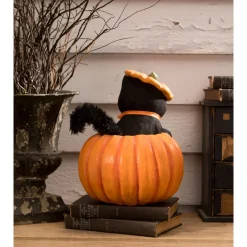 Bethany Lowe 10.5" Kitty Cat in Jack Halloween Figure TJ3305 Best