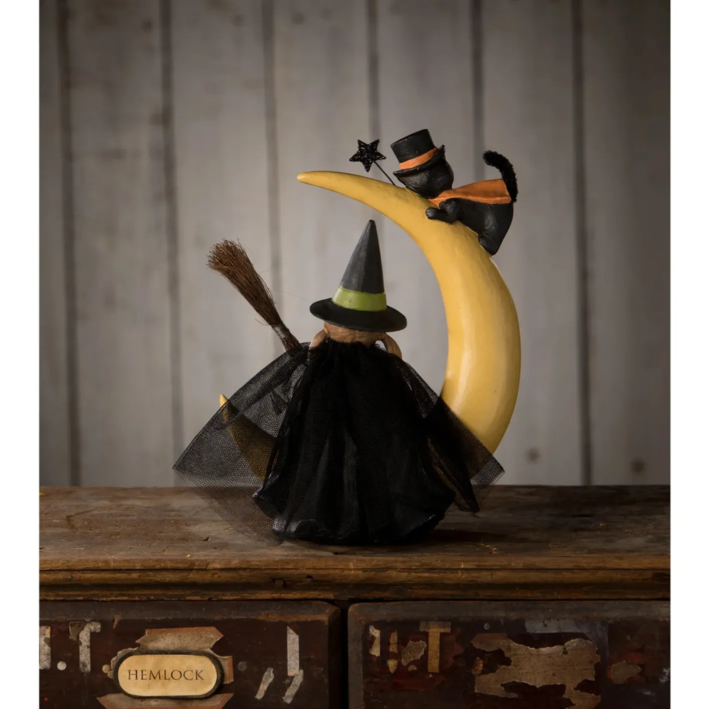 Bethany Lowe 8" Mara on Moon Halloween Figure Decoration TD3154