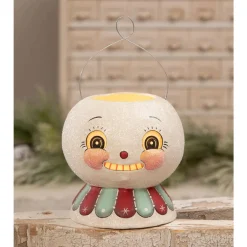 Bethany Lowe 7.75" Minty Beau Snow Glow Lantern Bucket Christmas Decoration JP2033 Best