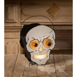 Bethany Lowe 14" Mr. Skelly Vintage Inspired Halloween Lantern TF3248 Best