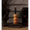 Bethany Lowe 6.25" Pumpkin Stack Halloween Candlestick Holder TD3132 Online