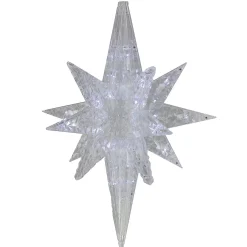 Brite Star 20" LED Lighted Acrylic 3 Dimensional Bethlehem Star Christmas Decoration 48-082-00 Hot
