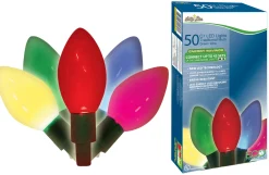 Brite Star 50 Multicolor LED C7 Christmas Light Strand 39-177-00 Clearance