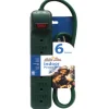 Brite Star 6 Outlet Green Wire Power Strip 43-450-00 Sale
