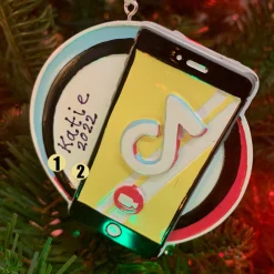 Polar X Cell Phone Dance App Personalized Christmas Ornament OR2292 Sale