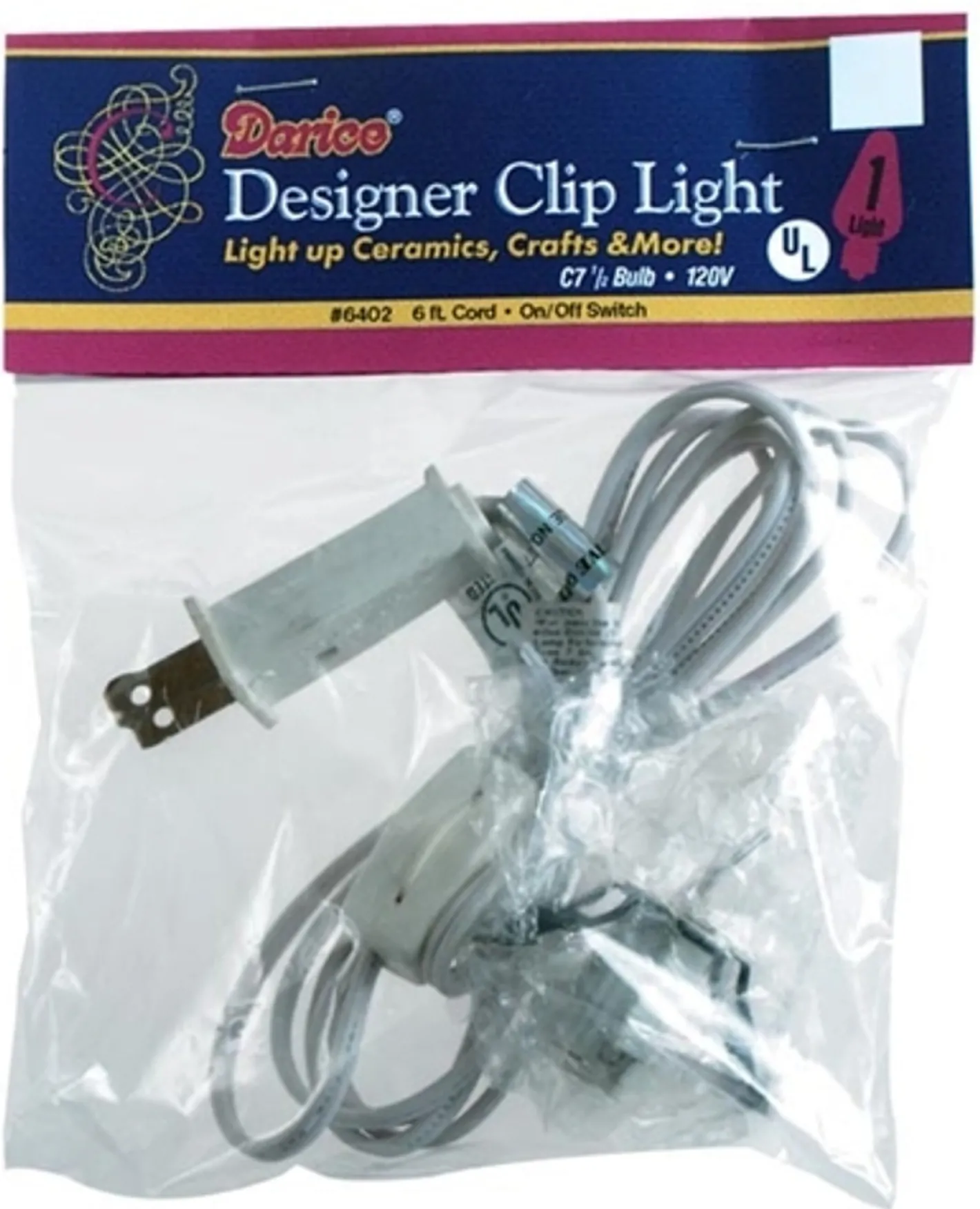 Darice Christmas Village Replacement Single Light Cord 6402 Sale