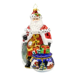 Christopher Radko A Regal Christmas Glass Christmas Ornament 1022292