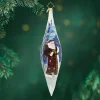 Christopher Radko Fantasia Evergreen Night Icicle Glass Christmas Ornament 1022118