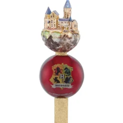Christopher Radko Hogwarts Wonderland Harry Potter Glass Christmas Tree Topper 1021690 Hot