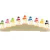 Shiny Brite Christopher Radko Holiday Splendor Snowman Bubble Light Candolier 4027595 Discount