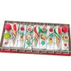Shiny Brite Christopher Radko Holiday Splendor 4" Icicles & Shape Glass Christmas Ornaments 4028004 Best