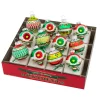 Shiny Brite Christopher Radko Holiday Splendor 1.75" Decorated Rounds & Shapes Glass Christmas Ornaments 4027712 Discount