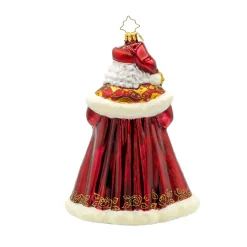 Christopher Radko 40th Anniversary Years In The Making Nick Glass Christmas Ornament 1022533 New