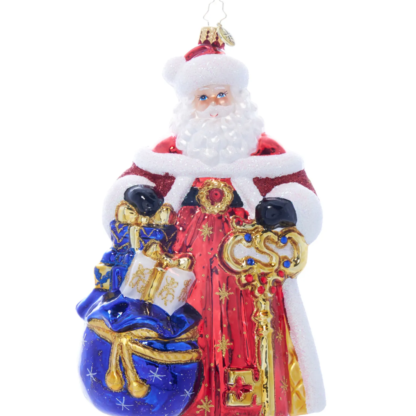 Christopher Radko Unlocking Holiday Magic Glass Christmas Ornament 1022078