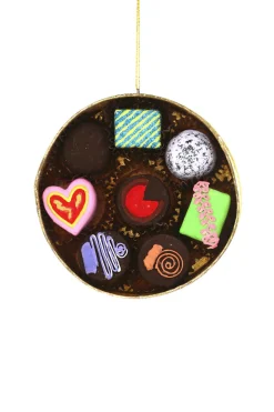 Cody Foster Co Cody Foster 4" Box of Chocolates Glass Christmas Ornament PO-4894 Online