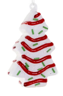 Cody Foster Co Cody Foster 4.5" Christmas Tree Cake Glass Christmas Ornament GO-8388 Outlet