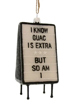 Cody Foster Co Cody Foster 4.5" Extra Guac Glass Christmas Ornament GO-6827 Discount