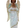 Cody Foster Co Cody Foster 7.25" Heirloom Angel African American Glass Christmas Ornament GO-6447 Sale