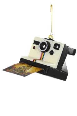 Cody Foster Co Cody Foster 3.25" Instant Photo Camera Glass Christmas Ornament GL-562 Hot
