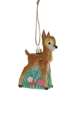 Cody Foster Co Cody Foster 4" Kitsch Deer Glass Christmas Ornament GO-4057 Online