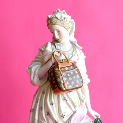 Cody Foster Co Cody Foster 4" Luxury Handbag Glass Christmas Ornament GO-8685-BR Hot