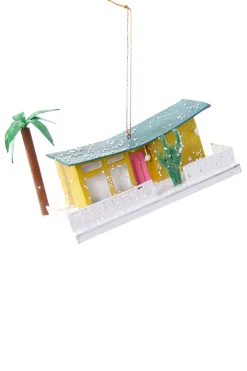 Cody Foster Co Cody Foster 5" Palm Springs Mid Century Modern House Christmas Ornament CD-1601 Best