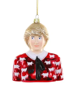 Cody Foster Co Cody Foster 4.5" Princess Diana Glass Christmas Ornament GO-9873 Discount