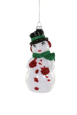 Cody Foster Co Cody Foster 5.5" Snowman Blow Mold Glass Christmas Ornament GO-8878 Discount
