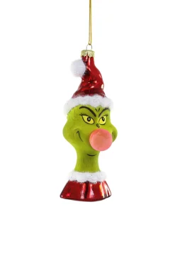 Cody Foster Co Cody Foster 5.5" The Grinch Glass Christmas Ornament GO-9902 Best
